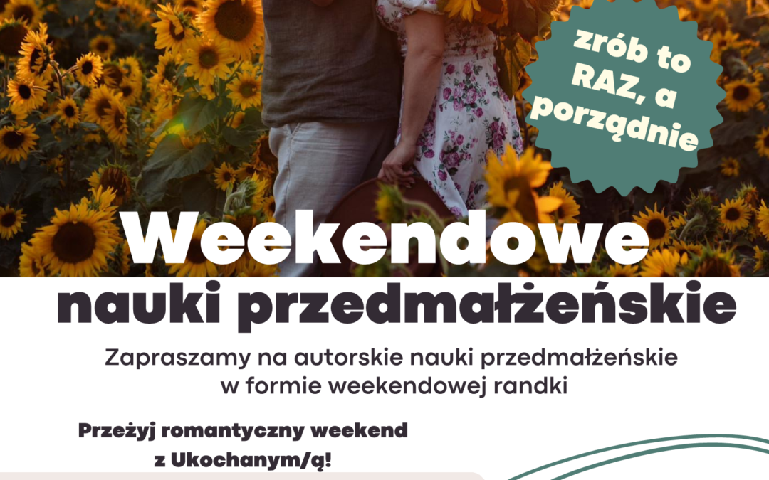 Premarital Classes in Straszyn near the Tricity (Gdańsk, Gdynia, Sopot)!